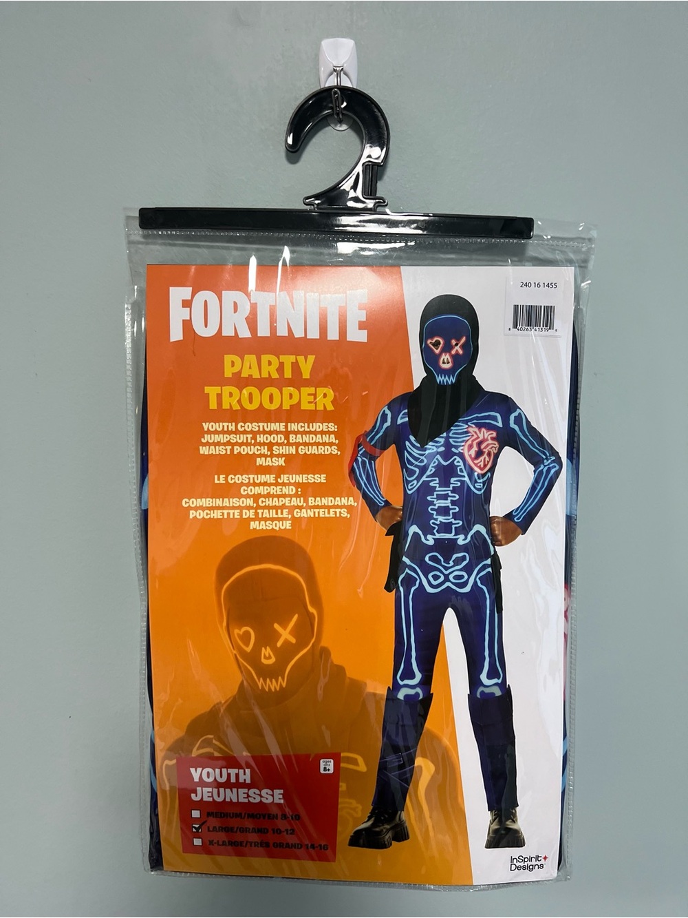 Party Trooper Kids Costume - Black & Blue